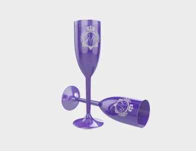 Taça de Champagne 215ml - 1 Cor de Impressão - 1x1