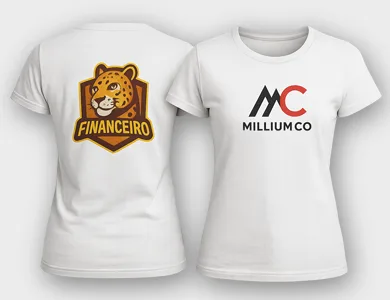 Camiseta Dry Fit Personalizada em Sublimação Masculina com Estampa Grande 28x40cm (Frente e Costas) - 4x4