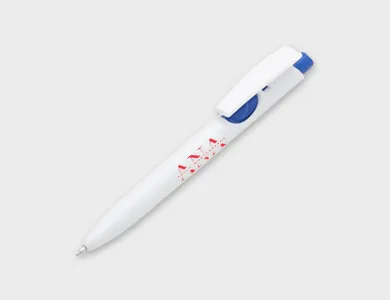 Caneta Plástica Personalizada Modelo 1097L - 4x0